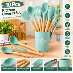 Silicon Kitchen Spatula Set (12 pcs)
